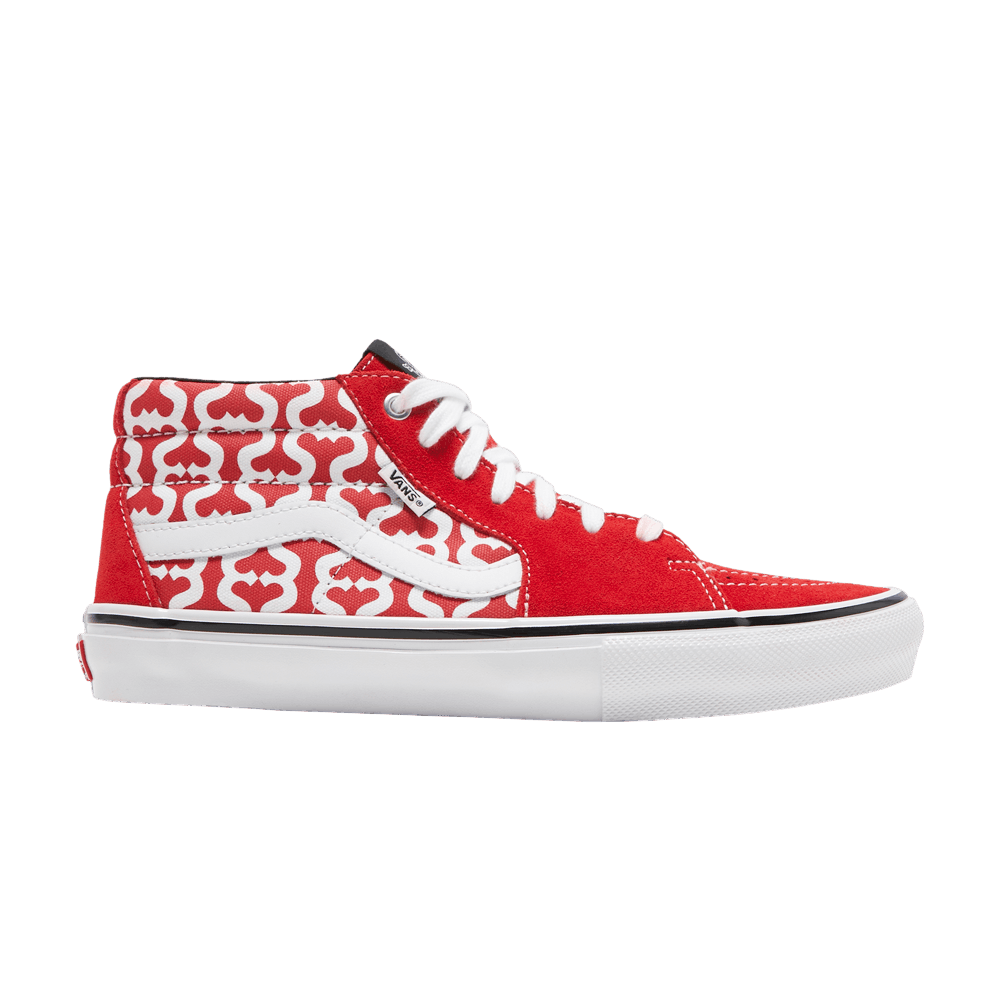 Кроссовки Vans Supreme x Grosso Mid 'Monogram S - Red'