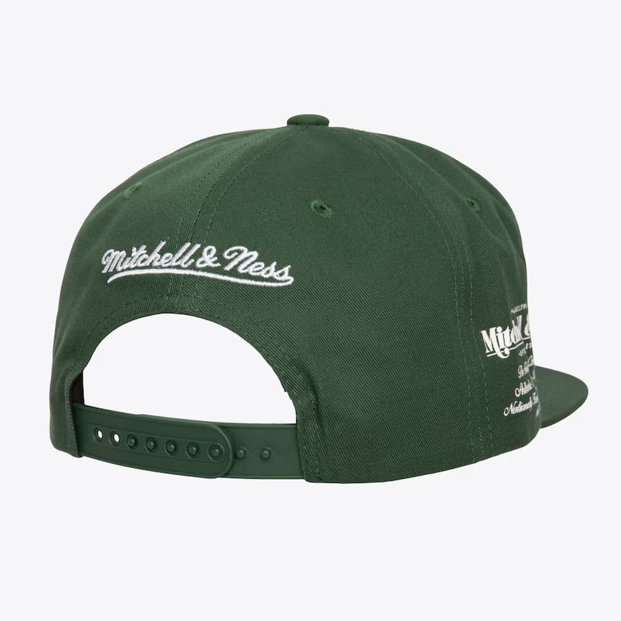 Бейсболка Mitchell & Ness Green Heritage OG Snapback Hat