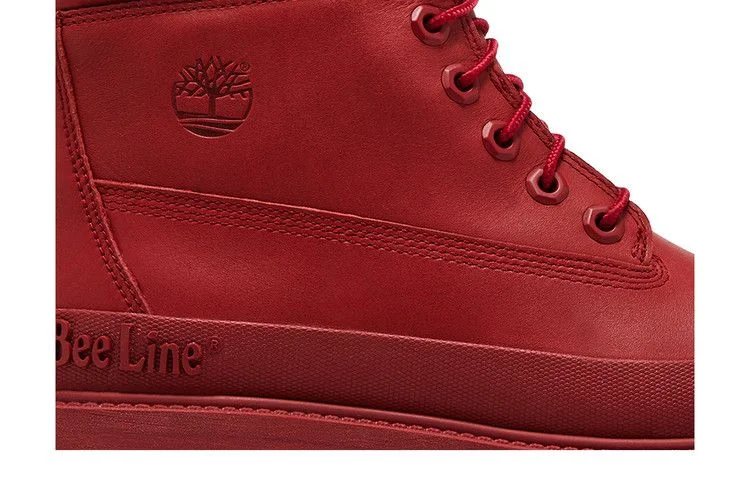 Bee-Line-x-Timberland-Wmns-6-Inch-Rubber-Toe-Waterproof-Boot-Red-1