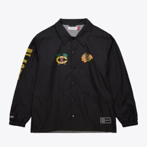 Mitchell-Ness-Black-Chicago-Blackhawks-Full-Snap-Coaches-Jacket-300x300