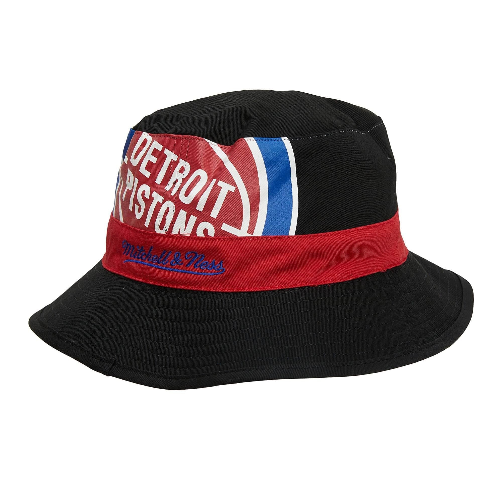 Панама Mitchell & Ness My Towns Two18 Bucket HWC Detroit Pistons Bucket Hat