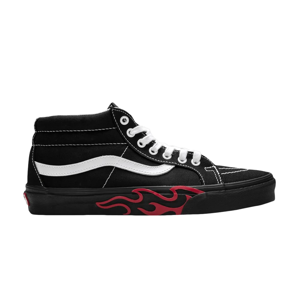 Кроссовки Vans Sk8-Mid 'Flame Cut Out'