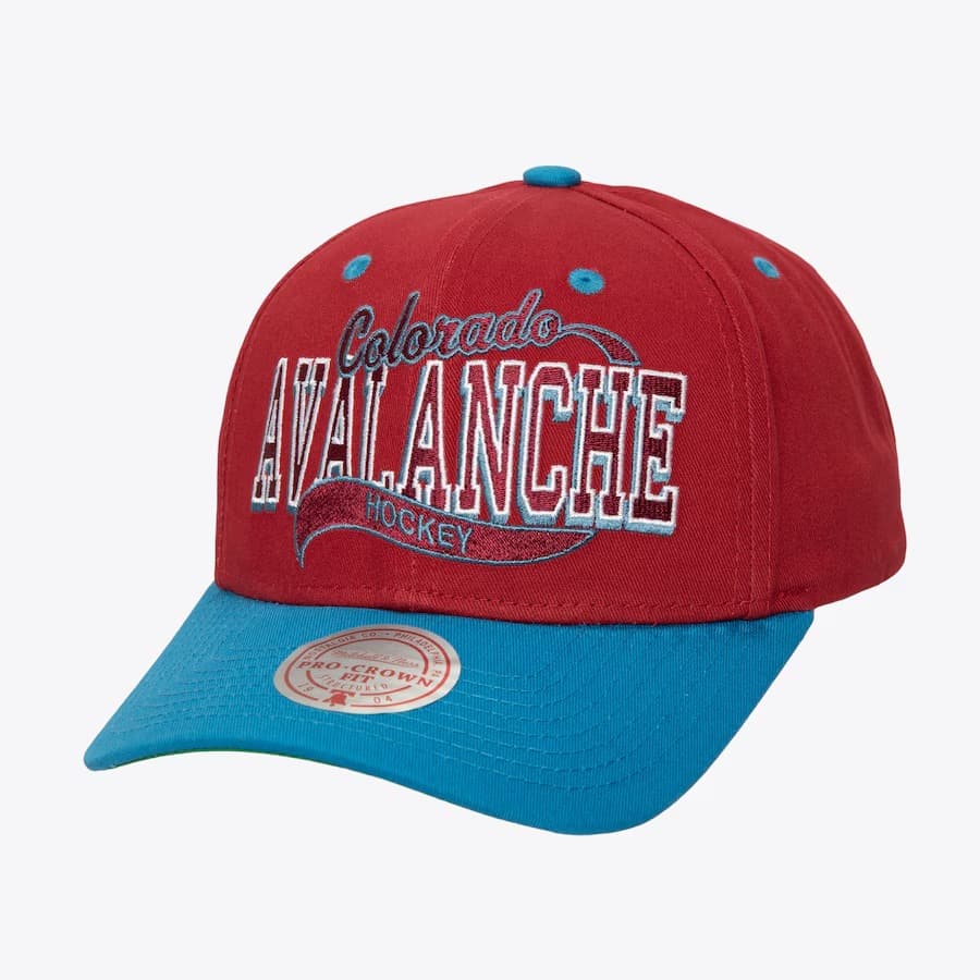 Mitchell-Ness-Burgundy-Colorado-Avalanche-Block-Sweep-Pro-Adjustable-Hat