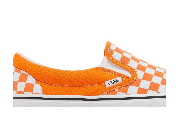 Vans Classic Slip-On 'Orange Tiger Checkerboard'