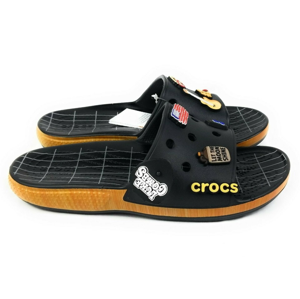 Сланцы Crocs Classic Bootlegger Slide Luke Combs Black