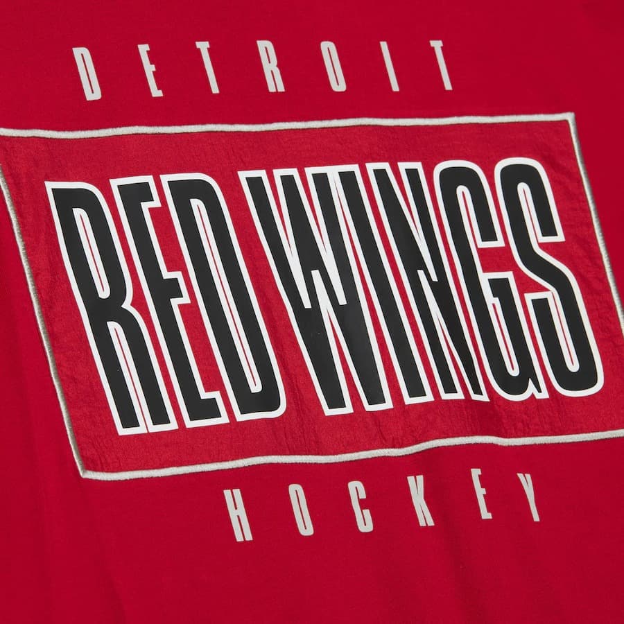 Футболка Mitchell & Ness Red Detroit Red Wings Team OG 2.0 Premium T-Shirt