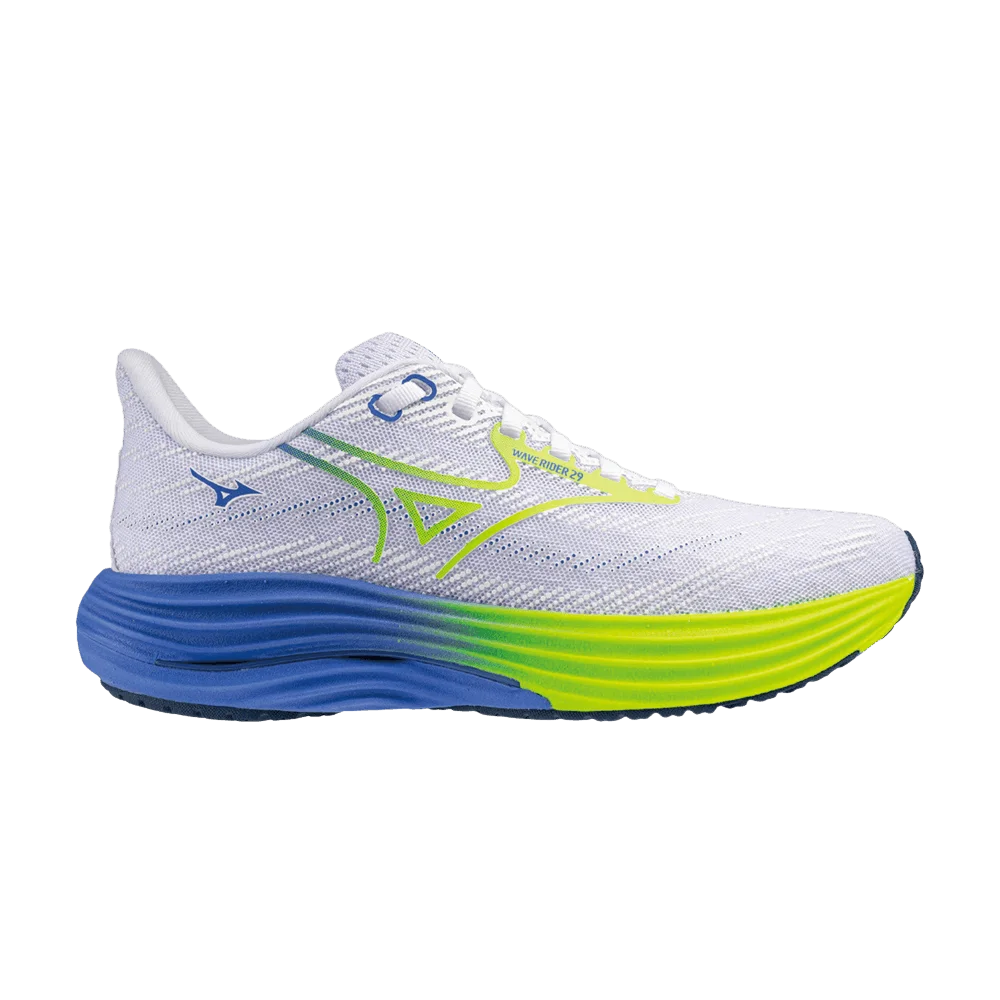 Кроссовки Mizuno Wmns Wave Rider 29 Super Wide 'White Yellow'
