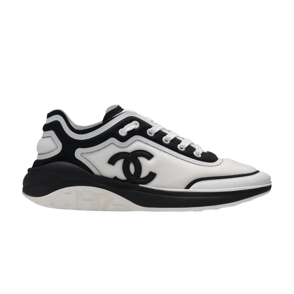 Krossovki-Chanel-CC-Logo-Sneaker-White-Black