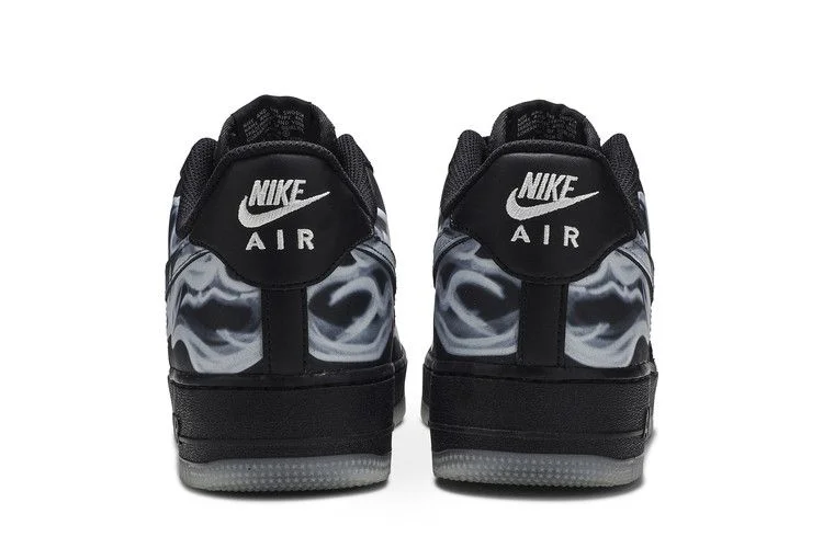 Кроссовки Nike Air Force 1 '07 QS 'Black Skeleton'