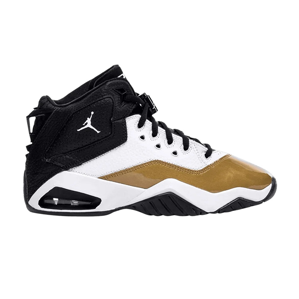 Krossovki-Air-Jordan-BLoyal-GS-White-Black-Gold