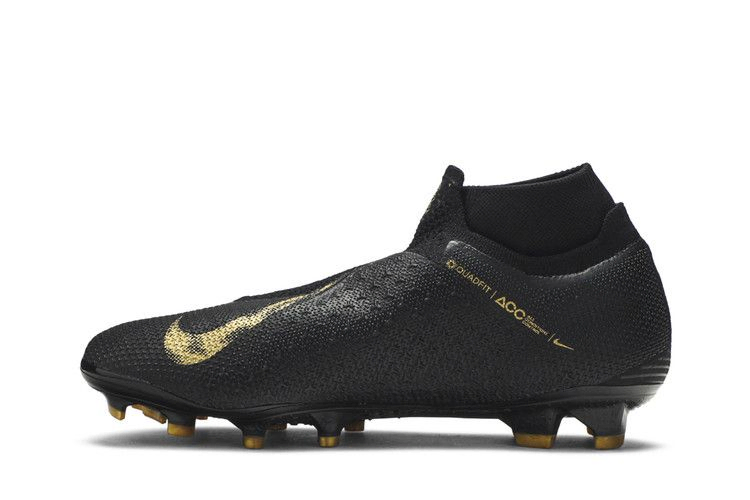 Кроссовки Nike Phantom Vision Elite DF FG 'Black Metallic Vivid Gold'