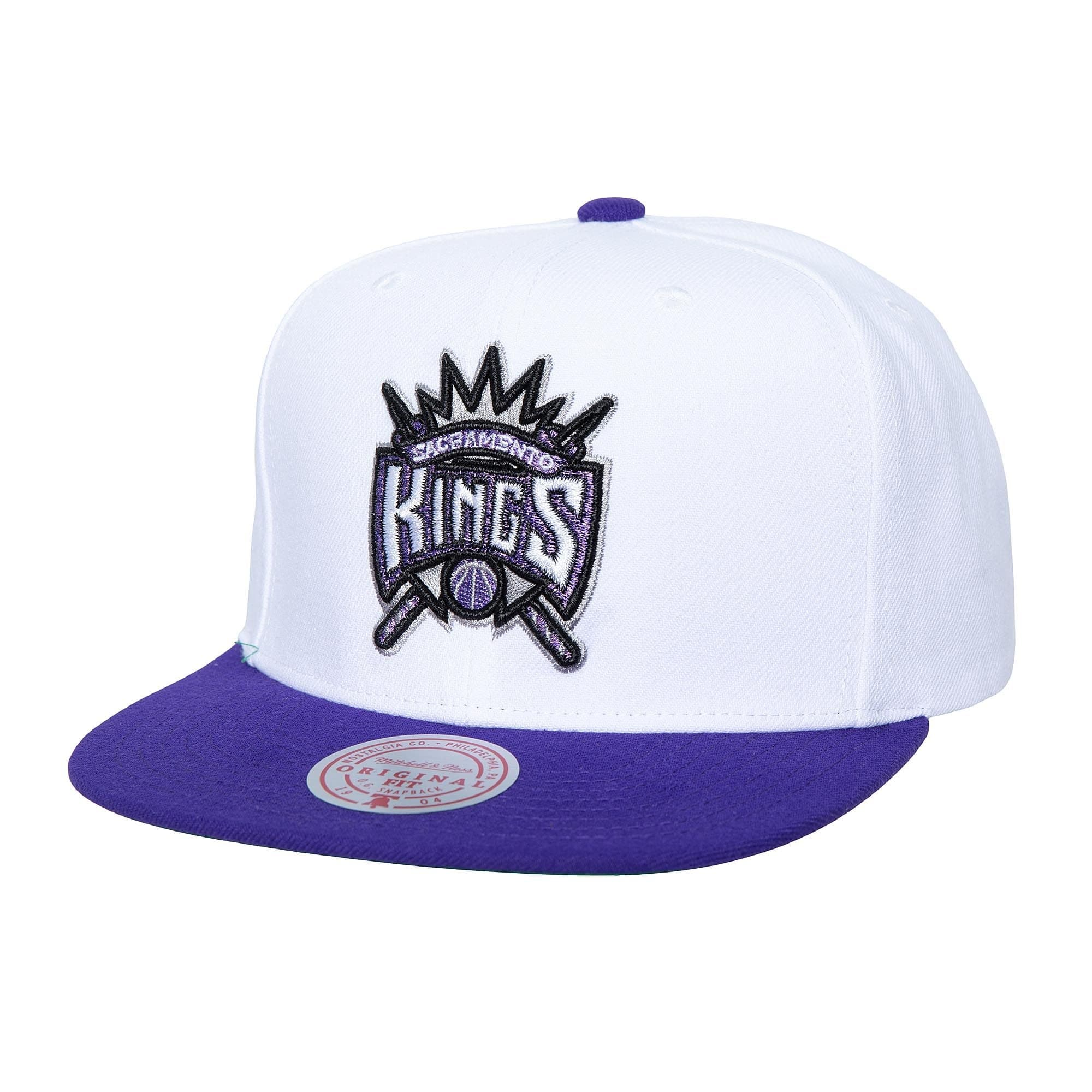 Бейсболка Mitchell & Ness Logo Shine Snapback HWC Sacramento Kings