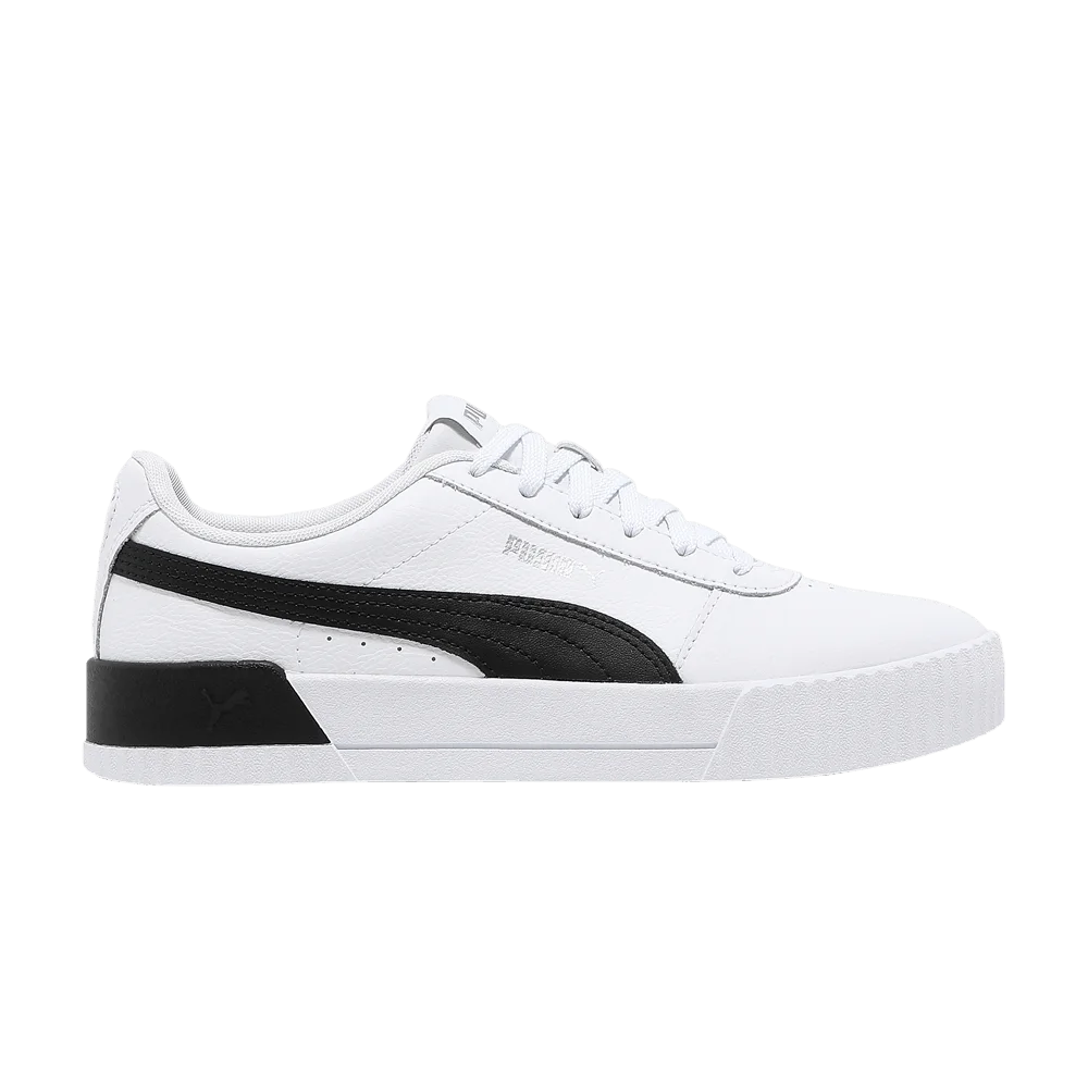 Krossovki-Puma-Wmns-Carina-Leather-White-Black