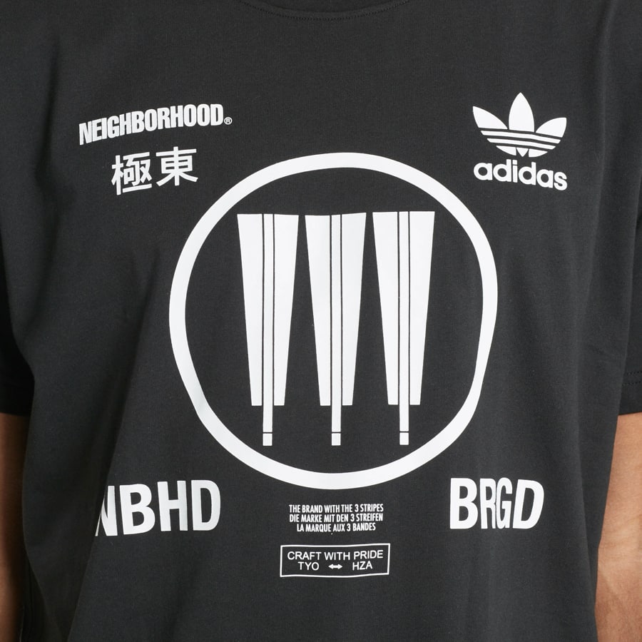 Футболка adidas Neighborhood Logo SSL Tee Black