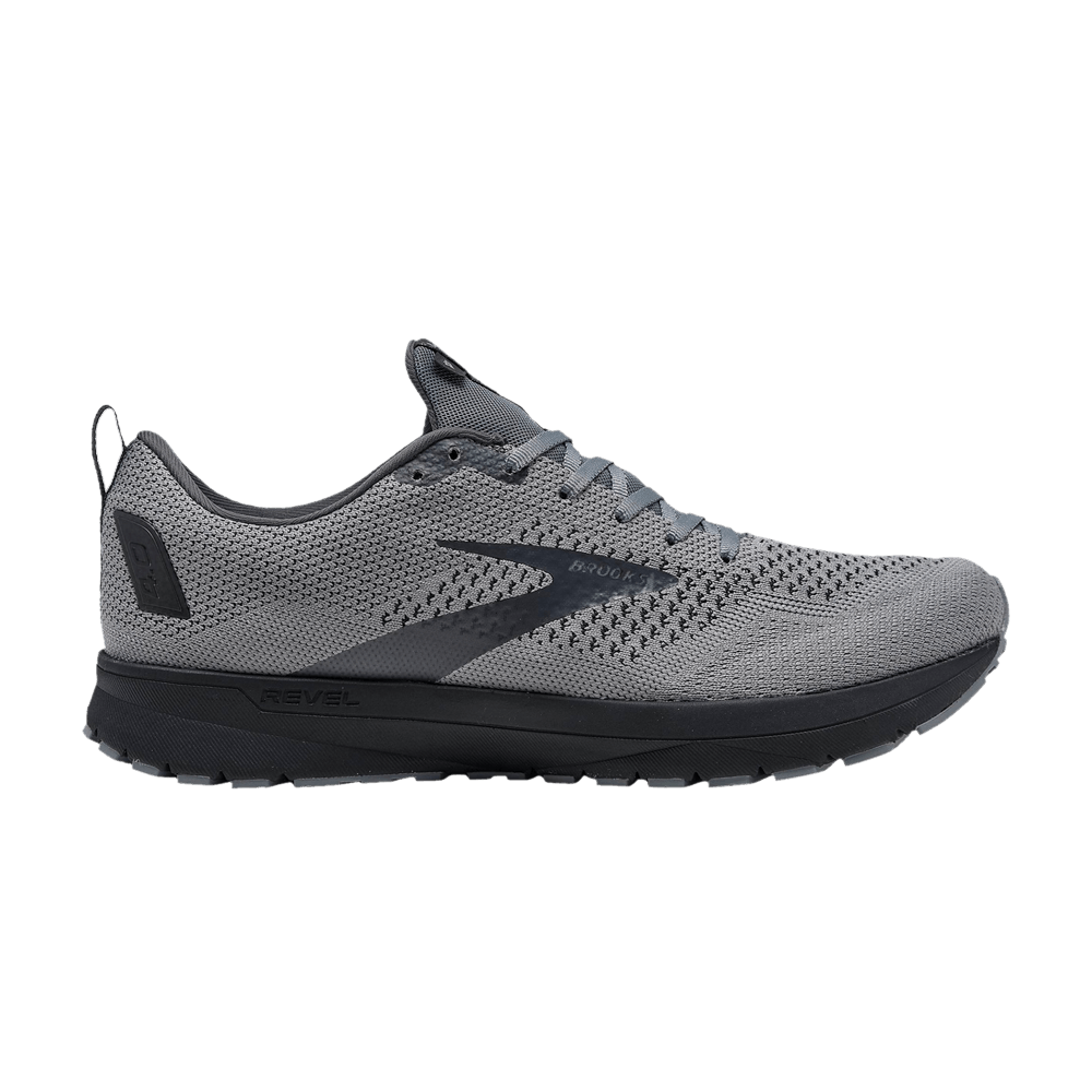 Кроссовки Brooks Revel 4 'Grey Blackened Pearl'