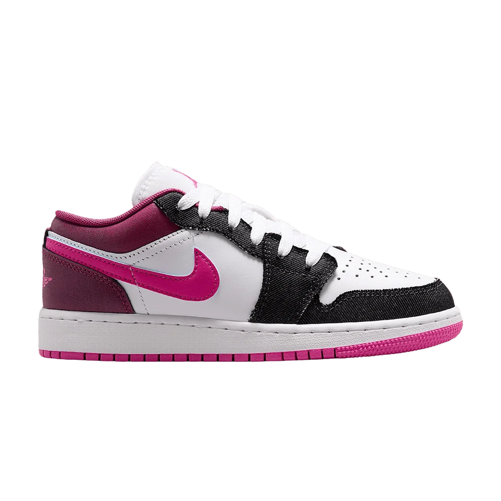 Krossovki-Air-Jordan-1-Low-SE-GS-Off-Noir-White-Desert-Pink