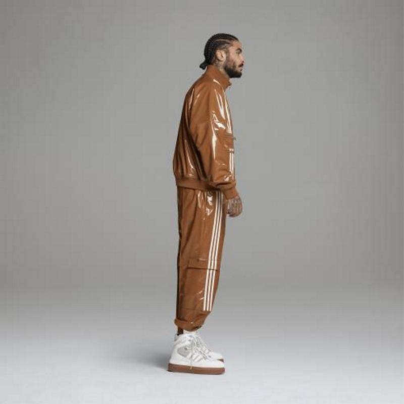 Куртка adidas Ivy Park Latex Track Jacket (All Gender) Wild Brown