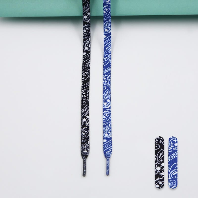 Шнурки Gorilla Guard Paisely Converse Black-Blue Laces