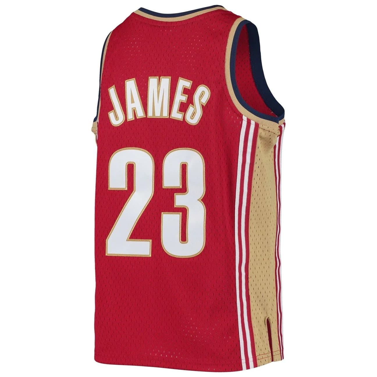 2003-04-Cleveland-Cavaliers-LeBron-James-23-Youth-Swingman-Hardwood-Classics-Red-Jersey-3