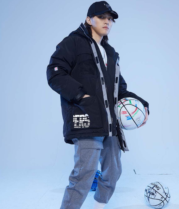 Пуховик 2020 LA Clippers Grey Down Jacket Unisex