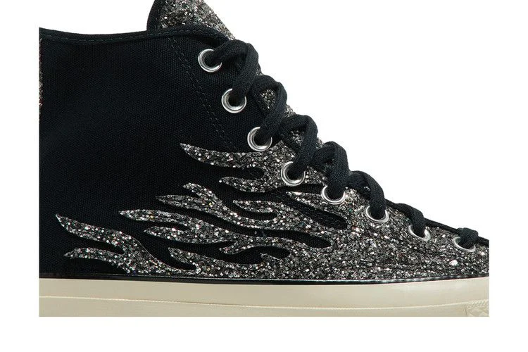 Кроссовки Converse Wmns Chuck 70 High 'Archival Glitter Flame - Black Egret'