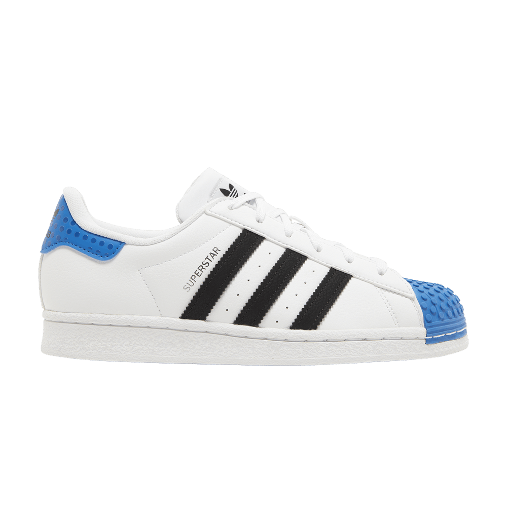 Кроссовки LEGO x adidas Superstar J 'White Shock Blue'