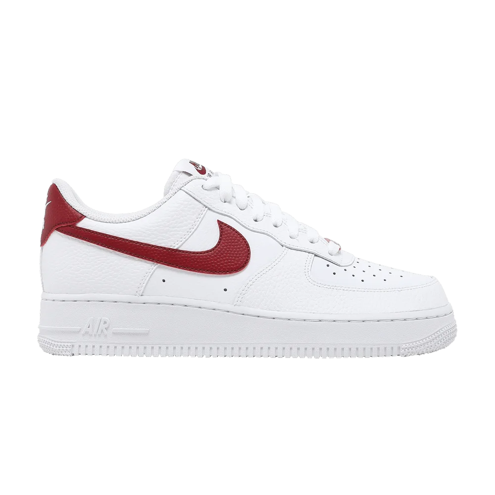 Krossovki-Nike-Air-Force-1-Low-White-Team-Red