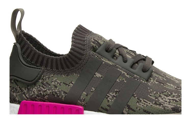 Кроссовки Adidas NMD_R1 Primeknit 'Utility Grey Camo'