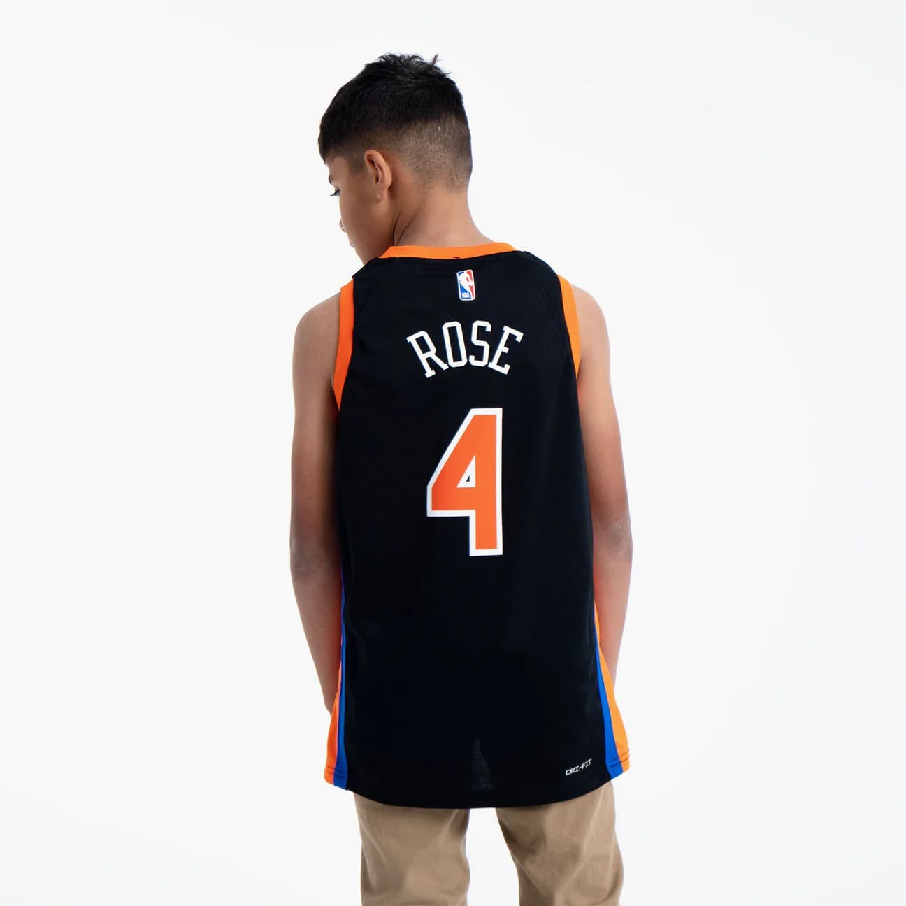 2022-23-New-York-Knicks-Derrick-Rose-2-Youth-Swingman-City-Edition-Black-Jersey-2