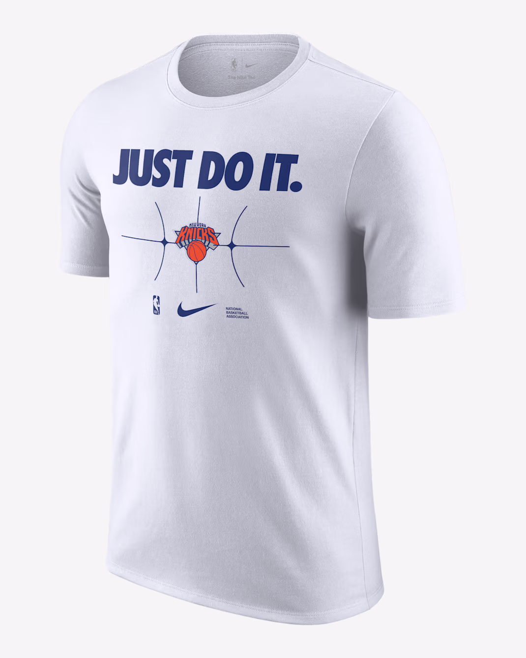 Мужская футболка Nike NBA New York Knicks Essential Just do it White