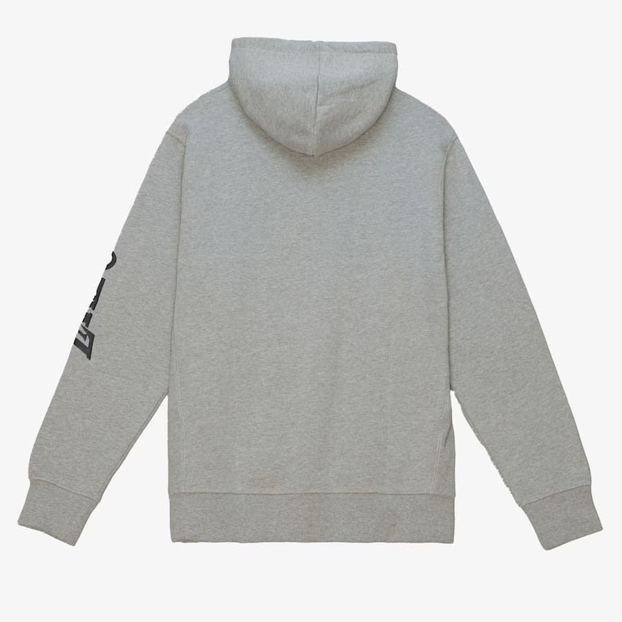 Худи Mitchell & Ness Heather Gray Los Angeles Lakers NBA Ghost Green Pullover Hoodie
