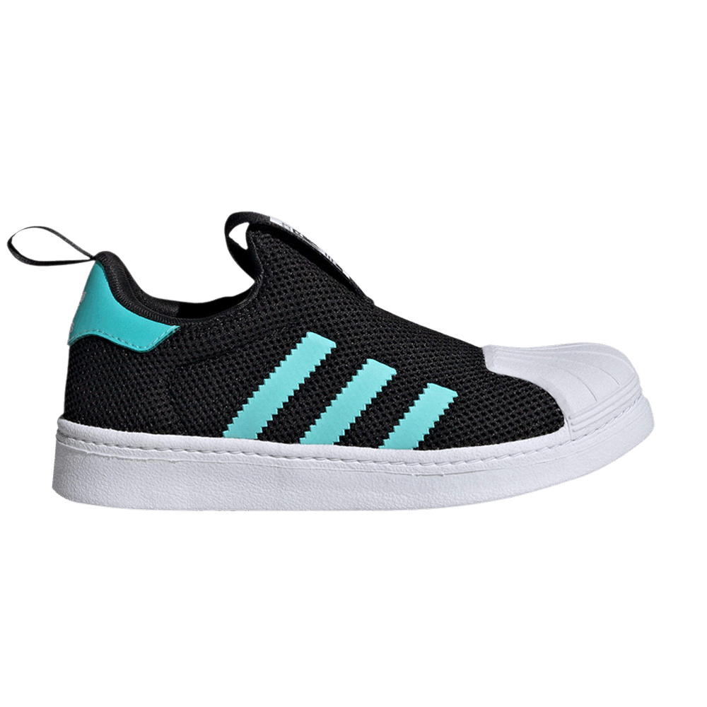 Кроссовки adidas Superstar 360 C 'Core Black Flash Aqua'