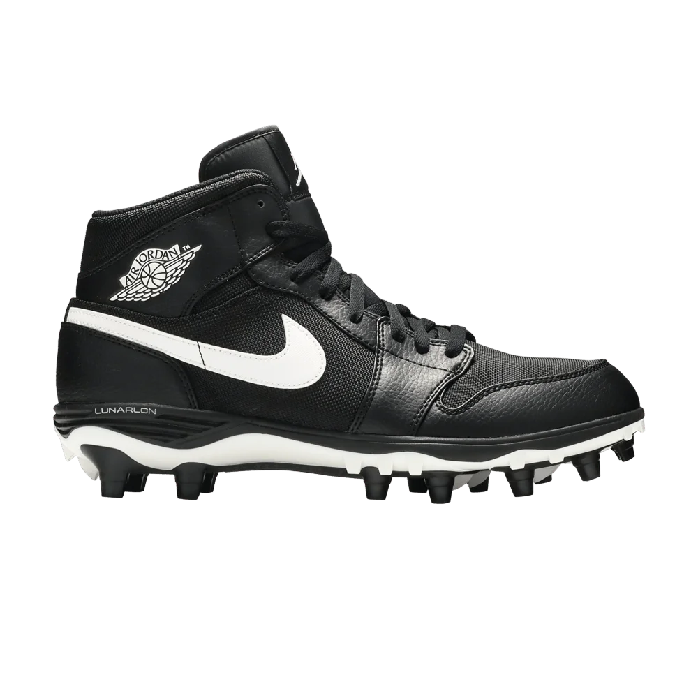 Krossovki-Air-Jordan-1-Mid-TD-Cleat-Black