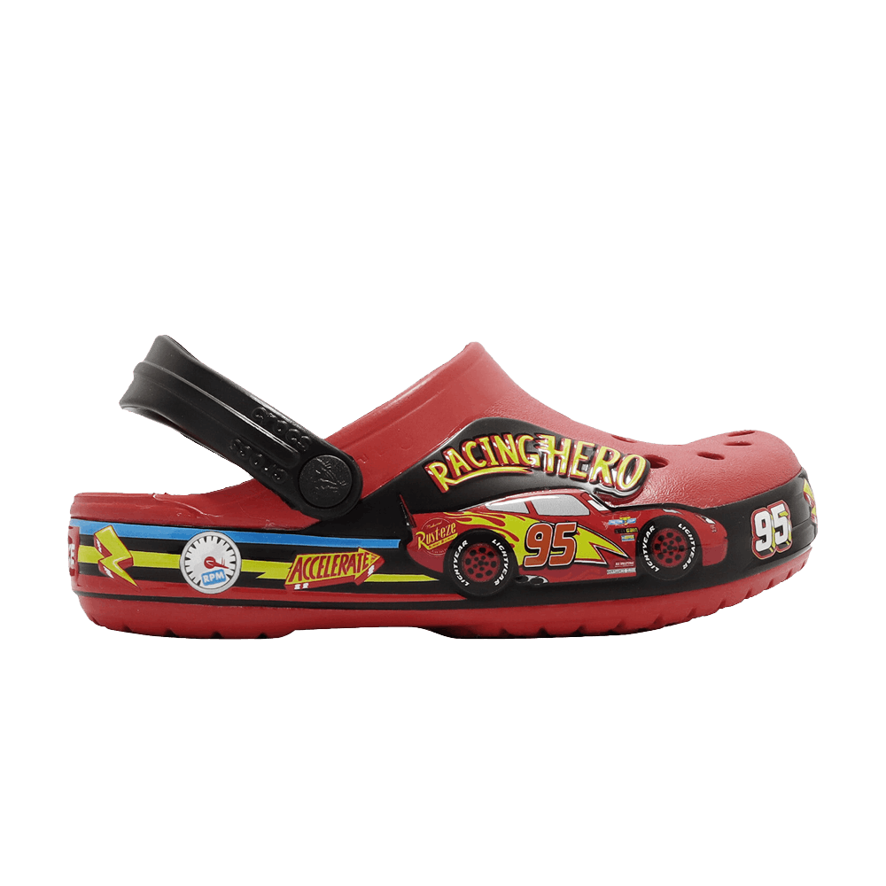 Кроссовки Crocs Disney x Band Clog Toddler 'Fun Lab Cars Lights - Flame'