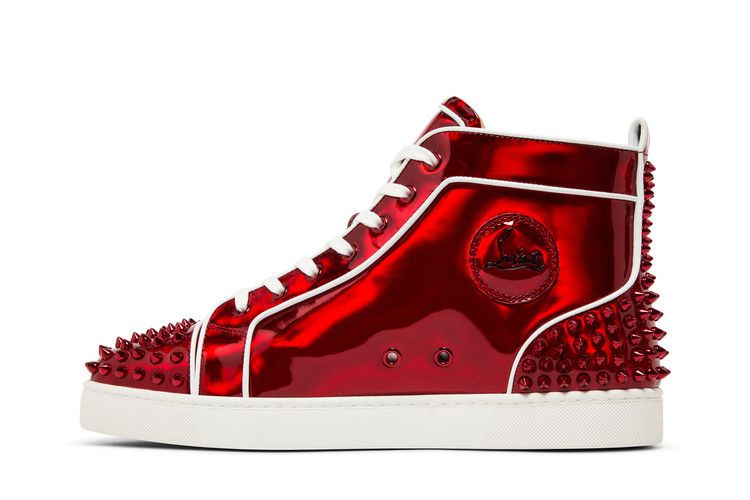 Кроссовки Christian Louboutin Lou Spikes 2 High 'Red'