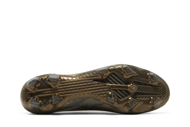 Кроссовки Adidas X Ghosted.1 FG 'Black Metallic Gold Melange'