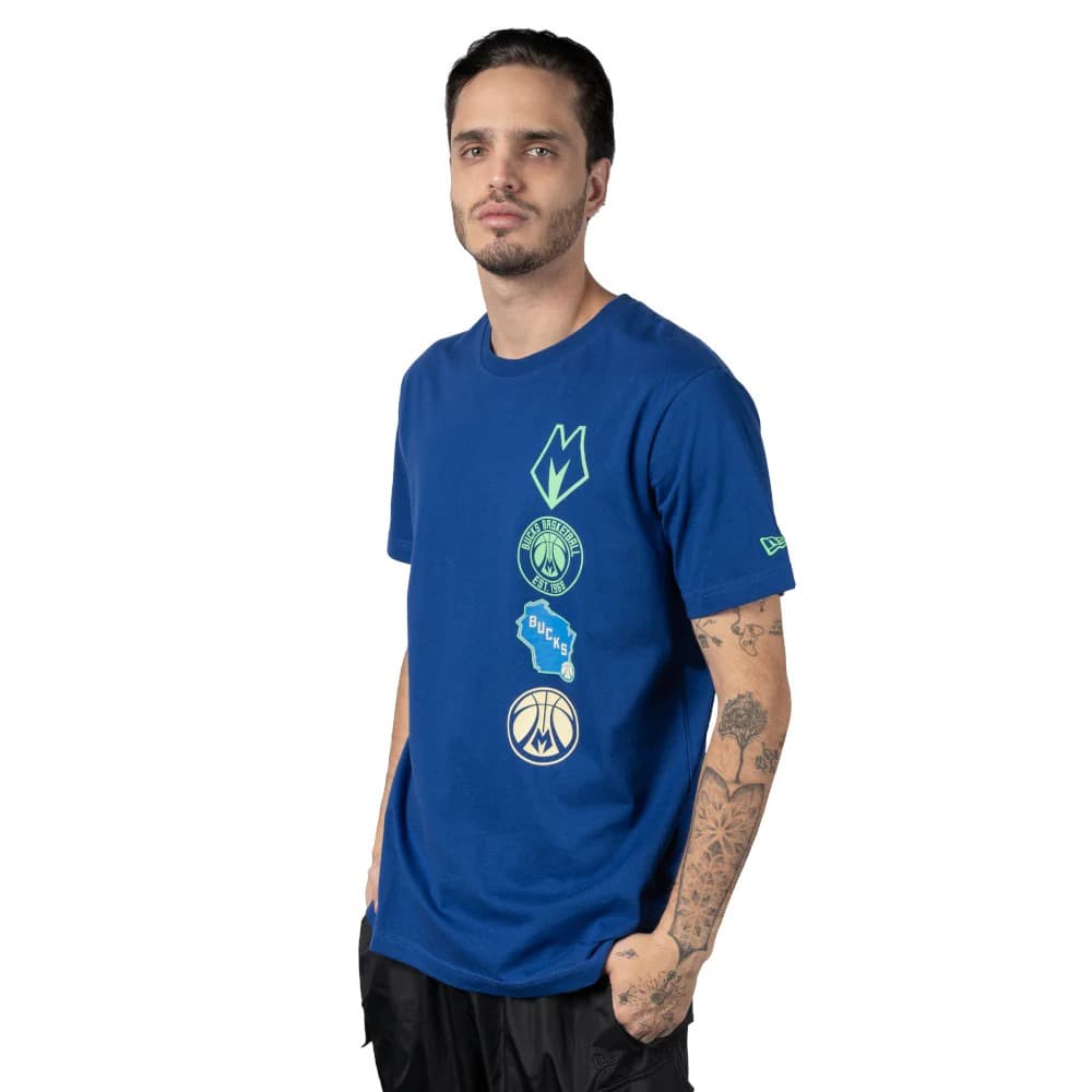 Футболка New Era Milwaukee Bucks 2024 City Edition NBA T-Shirt