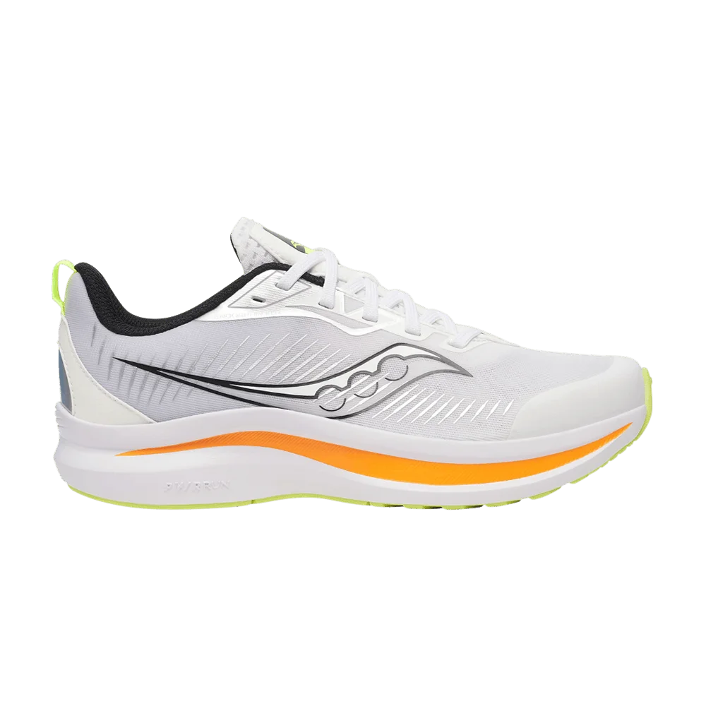 Кроссовки Saucony Endorphin KDZ Big Kid 'White Orange Lime'