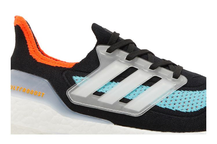 Кроссовки Adidas UltraBoost 21 'Black Pulse Aqua'
