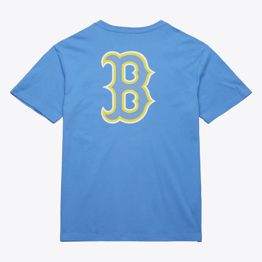 Футболка Mitchell & Ness Light Blue Boston Red Sox City Connect Premium T-Shirt