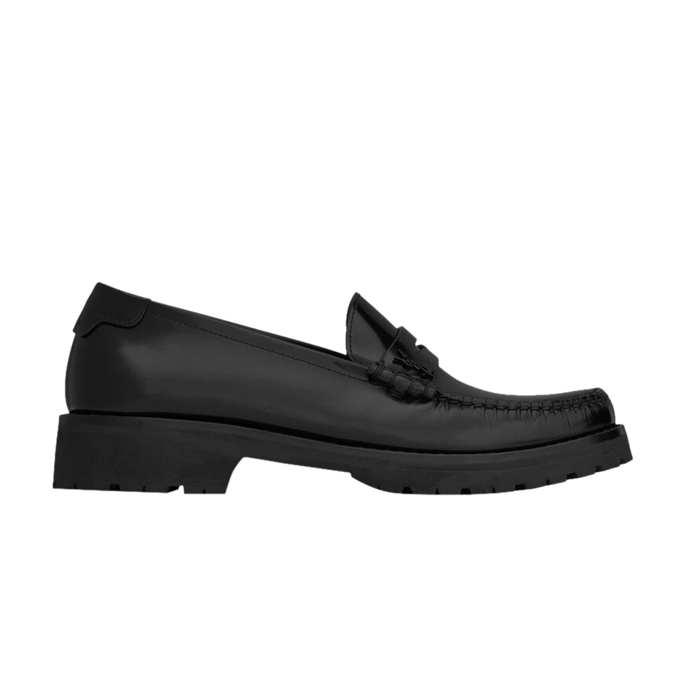 Кроссовки Saint Laurent Wmns Le Loafer Chunky Penny Slippers 'Black'