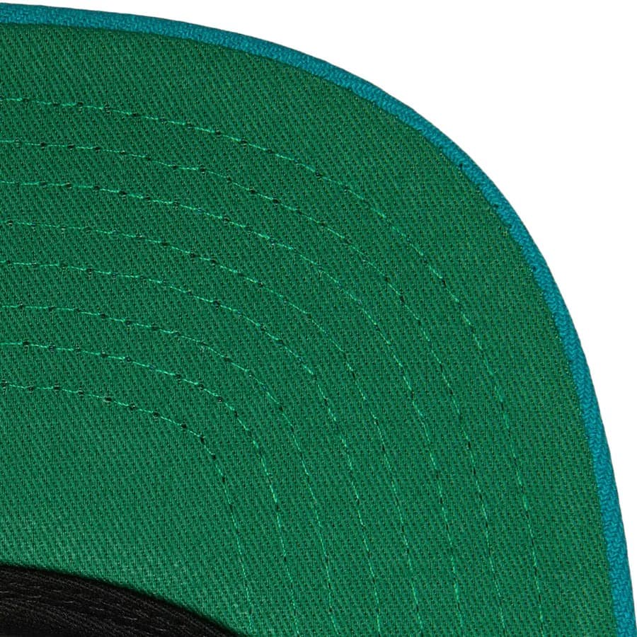 Бейсболка Mitchell & Ness Black San Jose Sharks Crooked Path Snapback Hat