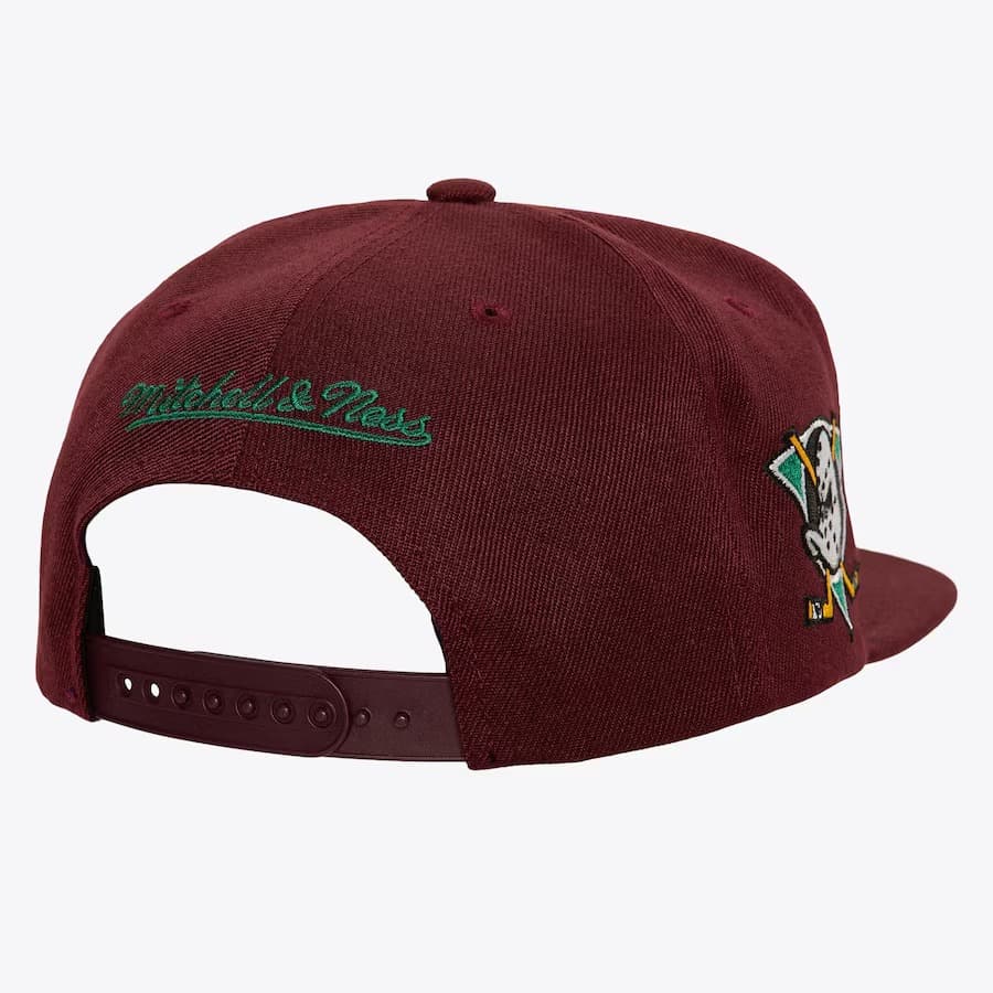 Бейсболка Mitchell & Ness Purple Anaheim Ducks Retro Sport Vintage Snapback Hat