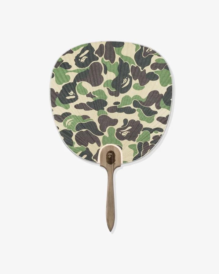 Веер BAPE ABC Camo Japanese Fan Green