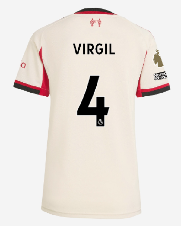 Женское футбольное джерси Liverpool FC adidas Womens 25/26 Away Jersey VIRGIL 4