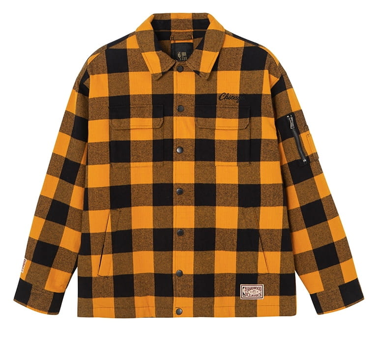 Рубашка 2020 Chicago Bulls Cotton Check Shirt