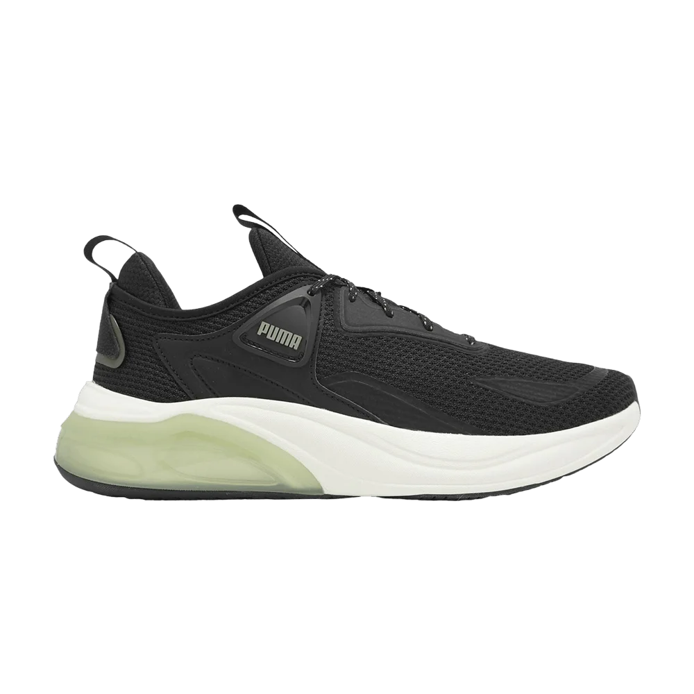 Krossovki-Puma-Cell-Thrill-Black-White-Green