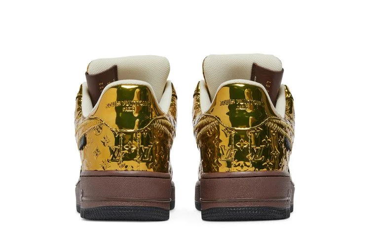 Кроссовки Louis Vuitton x Nike Air Force 1 Low 'Metallic Gold'