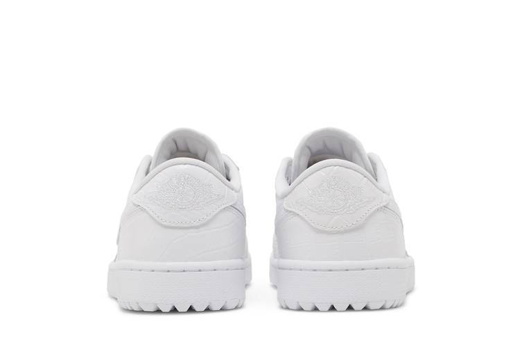 Кроссовки Air Jordan 1 Low Golf 'White Crocodile'