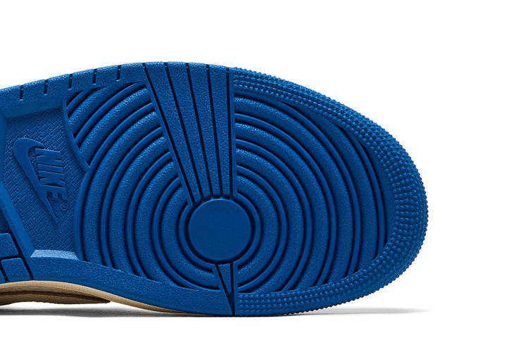 Кроссовки Fragment Design x Travis Scott x Air Jordan 1 Retro Low OG SP 'Sail Military Blue'